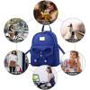 I IHAYNER Girls Bowknot Cute Leather Backpack Mini Backpack Purse for Women(Blue)