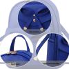 I IHAYNER Girls Bowknot Cute Leather Backpack Mini Backpack Purse for Women(Blue)