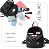 I IHAYNER Girls Bowknot Cute Leather Backpack Mini Backpack Purse for Women(Dark Apricot)