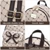I IHAYNER Girls Bowknot Cute Leather Backpack Mini Backpack Purse for Women(Khaki)