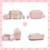 I IHAYNER Birthday Gifts for Girl Kids Purse Little Girls Purse Crossbody Bag for Women Small Travel Shoulder Bags for Girls (Pink)(Pure Pink)