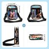 I IHAYNER Initial Clear Bag for Stadium Events Transparent Crossbody Bags for Women Messegner Bag for Concerts Sport Travel(M)