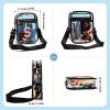 I IHAYNER Initial Clear Bag for Stadium Events Transparent Crossbody Bags for Women Messegner Bag for Concerts Sport Travel(S)