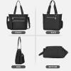 I IHAYNER Laptop Tote Bag for Women 15.6 Inch Waterproof Canvas Work Bag Business Briefcase Computer Bags for Travel(Green)