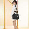 I IHAYNER Puffer Tote Bag for Women Lightweight Top Handle Handbag Large Shoulder Bag with Zipper for Travel Work(Black-1)