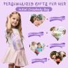 I IHAYNER Small Initial Sling Bag for Girls Fashion Waist Pack for Women Cute Crossbody Fanny Pack Personalized Girl Gifts (Purple-A）