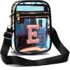 I IHAYNER Initial Clear Bag for Stadium Events Transparent Crossbody Bags for Women Messegner Bag for Concerts Sport Travel(E)