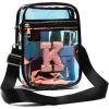 I IHAYNER Initial Clear Bag for Stadium Events Transparent Crossbody Bags for Women Messegner Bag for Concerts Sport Travel(K)