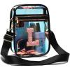 I IHAYNER Initial Clear Bag for Stadium Events Transparent Crossbody Bags for Women Messegner Bag for Concerts Sport Travel(L)