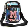 I IHAYNER Initial Clear Bag for Stadium Events Transparent Crossbody Bags for Women Messegner Bag for Concerts Sport Travel(M)