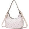 I IHAYNER Shoulder Bags for Women Chic Hobo Tote Handbag Classic Clutch Bag Underarm Purse with Zipper Closure(Beige)