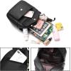 I IHAYNER Girls Bowknot 3-Pieces Fahsion Leather Backpack Backpack Purse for Women Rucksack for Ladies Shoulder Bag(Dark Apricot)