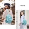 I IHAYNER Girls Bowknot 3-Pieces Fahsion Leather Backpack Backpack Purse for Women Rucksack for Ladies Shoulder Bag(Orange)