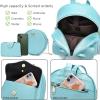 I IHAYNER Girls Bowknot 3-Pieces Fahsion Leather Backpack Backpack Purse for Women Rucksack for Ladies Shoulder Bag(Pearl Purple)