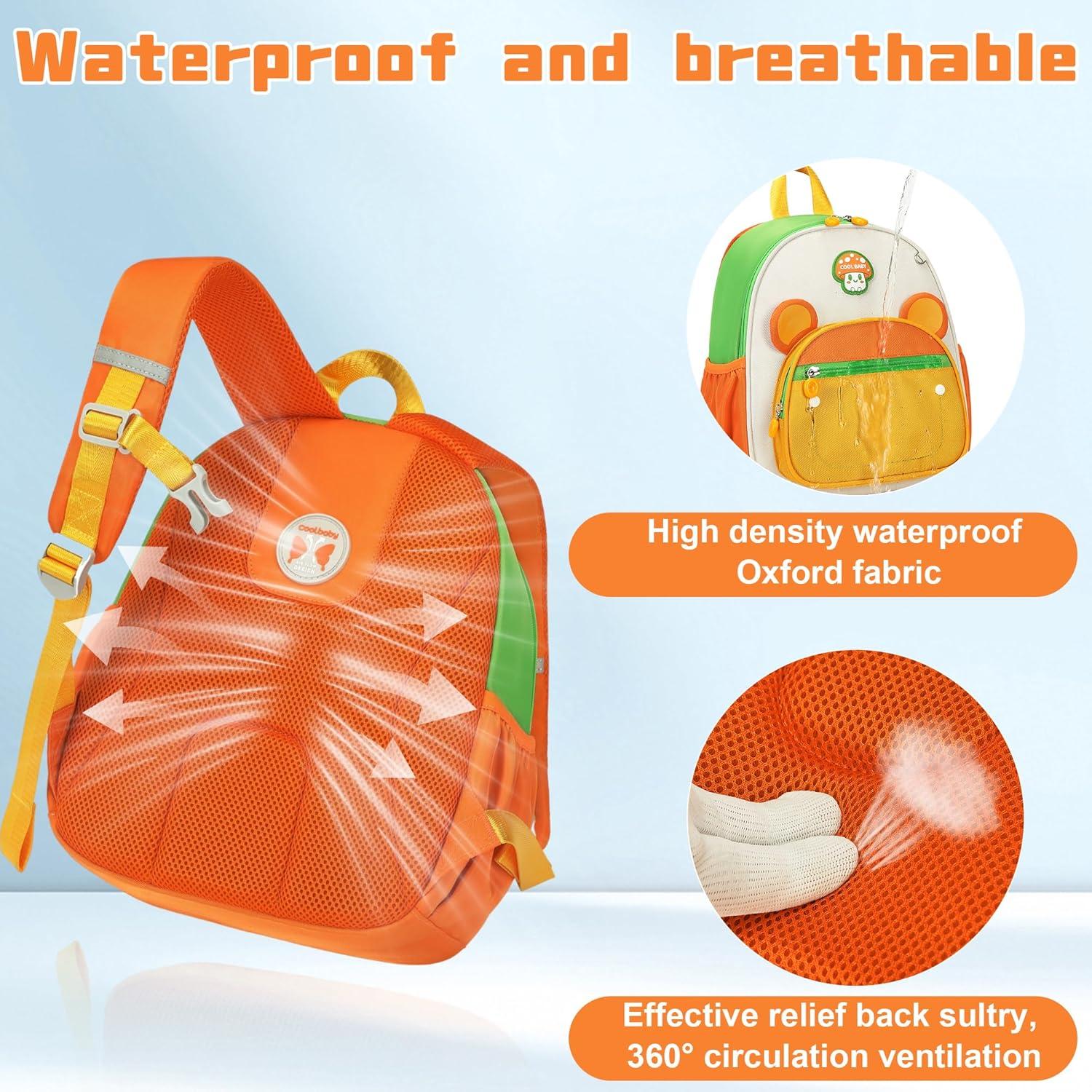 imageI IHAYNER Preschool Backpack for Girls Boys 26 Gift Kindergarten Cute Toddler Backpack Mini Animal Cartoon Schoolbag for Kids RabbitTiger