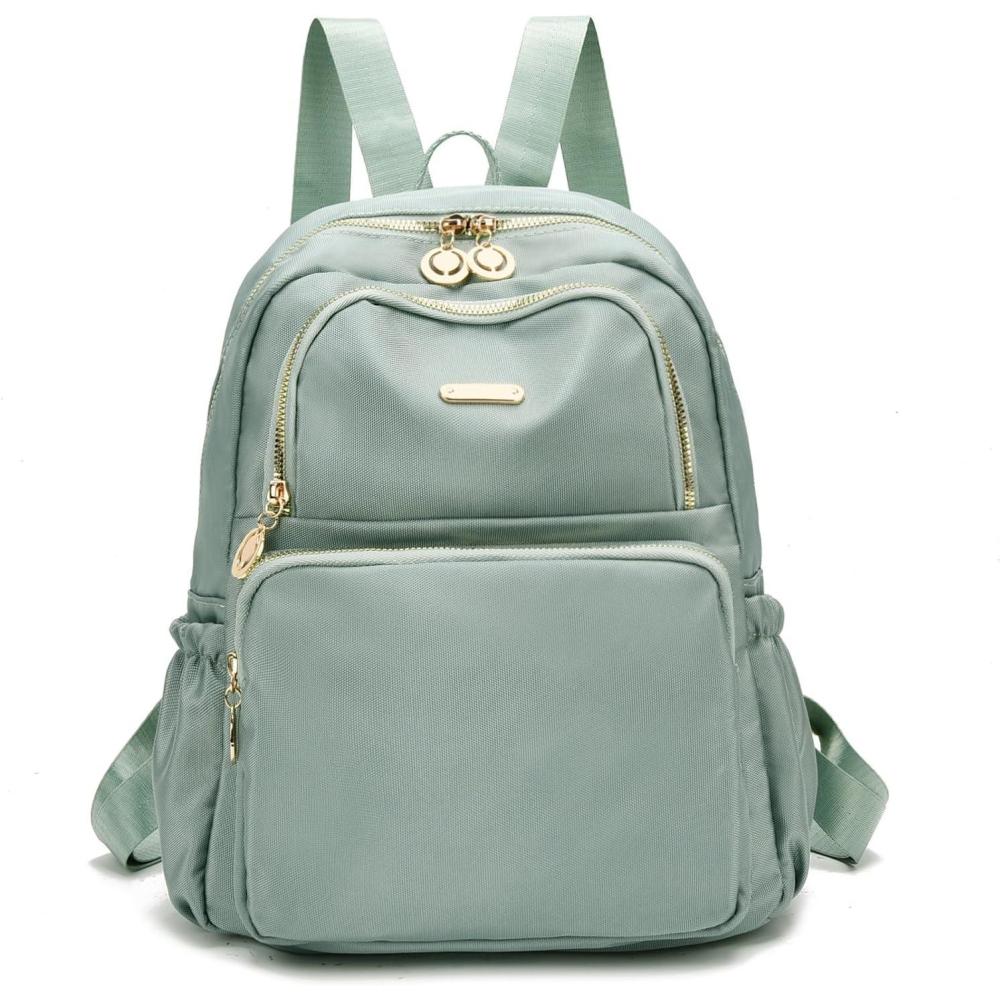 imageI IHAYNER Mini Backpack Purse Small Backpack for Women Lightweight Nylon Travel Bags Small Casual Daypacks for College Work Light GreenLight Green