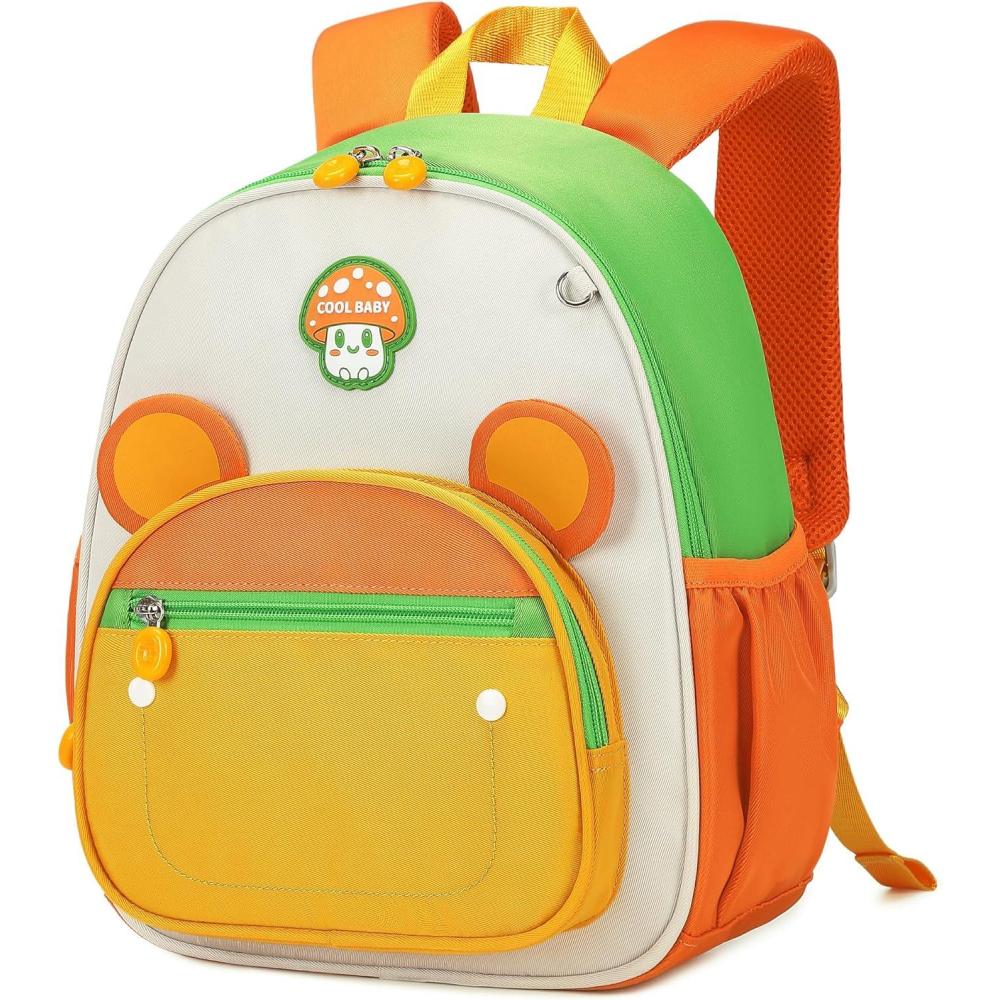 imageI IHAYNER Preschool Backpack for Girls Boys 26 Gift Kindergarten Cute Toddler Backpack Mini Animal Cartoon Schoolbag for Kids RabbitTiger
