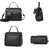 I IHAYNER Fashion Purses and Handbags for Women Top Handle Bag Girls Small Crossbody Shoulder Bag for Ladies with Kitty Purse(Black)
