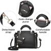 I IHAYNER Fashion Purses and Handbags for Women Top Handle Bag Girls Small Crossbody Shoulder Bag for Ladies with Kitty Purse(White-1)