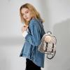 I IHAYNER Girls Fashion Backpack Mini Backpack Purse for Women Teenage Girls Purses PU Leather Pompom Backpack Shoulder Bag(Coffee)