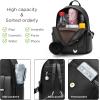 I IHAYNER Girls Fashion Backpack Mini Backpack Purse for Women Teenage Girls Purses PU Leather Pompom Backpack Shoulder Bag(Light Blue)