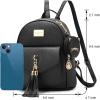 I IHAYNER Girls Fashion Backpack Mini Purse Backpack for Women Small Leather Backpack Purse for Teen Girls with Coin Purse(Purple)