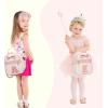 I IHAYNER Girls Initial Bowknot Small Leather Backpack Cute Mini Backpack Personalized Trendy Stuff Gifts for Women Pink-A(Pink-k)