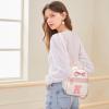 I IHAYNER Girls Initial Bowknot Small Leather Backpack Cute Mini Backpack Personalized Trendy Stuff Gifts for Women Pink-A(Pink-k)