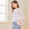 I IHAYNER Girls Initial Bowknot Small Leather Backpack Cute Mini Backpack Personalized Trendy Stuff Gifts for Women Pink-A(Pink-m)