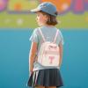 I IHAYNER Girls Initial Bowknot Small Leather Backpack Cute Mini Backpack Personalized Trendy Stuff Gifts for Women Pink-A(Pink-t)