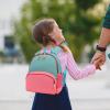 I IHAYNER Mini Backpack for Kids Girls Boys Small Toddler Backpacks Cute Backpack Purse Little Bookbag for School, Travel, Blue and Pink