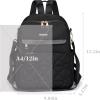 I IHAYNER Nylon Backpack Purse for Women Fashion Multipurpose Handbag Ladies Shoulder Bags Quilted Casual Travel Backpack (Brown)(Brown)
