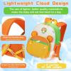 I IHAYNER Preschool Backpack for Girls Boys 2-6 Gift Kindergarten Cute Toddler Backpack Mini Animal Cartoon Schoolbag for Kids (Rabbit)(Tiger)