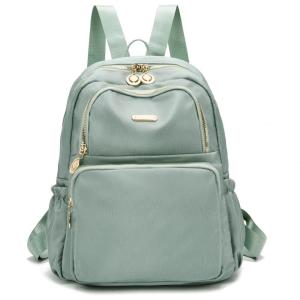 I IHAYNER Mini Backpack Purse Small Backpack for Women Lightweight Nylon Travel Bags Small Casual Daypacks for College Work Light Green(Light Green)