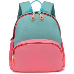 I IHAYNER Mini Backpack for Kids Girls Boys Small Toddler Backpacks Cute Backpack Purse Little Bookbag for School, Travel, Blue and Pink