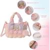 I IHAYNER Quilted Puffer Tote Bag Small Crossbody Shoulder Bag with Zipper Bubble Hobo Handbag Carryall Bag for Women(Brown)