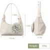 I IHAYNER Shoulder Bags for Women Small Purses Cute Hobo Tote Handbag Mini Clutch Purse and Handbag with Zipper Closure(Khaki)