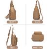 I IHAYNER Small Sling Bag for Women Crossbody Bags Fanny Pack Chest Bag for Travel Lightweight Casual Backpack for Hiking Ivory(Ivory)