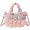 I IHAYNER Quilted Puffer Tote Bag Small Crossbody Shoulder Bag with Zipper Bubble Hobo Handbag Carryall Bag for Women(Rainbow)