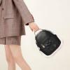 I IHAYNER Girls Mini Backpack Cute Bowknot Leather Backpack for Girls Designer Small Shoulder Bag Fashion Handbag for Women Black(Pure Black)