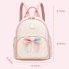 I IHAYNER Mini Backpcak for Girls Small Bowknot Quilted Leather Backpack Purse for Women Travel Cute Trendy Stuff Gifts for Kids Pastel Pink(Pastel Pink)