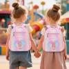 I IHAYNER Kids Glitter Initial Backpack Mini Backpack for Girls Lightweight Toddler Preschool Backpack Girls Personalized Trendy Stuff Gifts Pink E(E (Not Fit Folder))