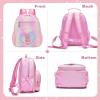 I IHAYNER Kids Glitter Initial Backpack Mini Backpack for Girls Lightweight Toddler Preschool Backpack Girls Personalized Trendy Stuff Gifts Pink E(E (Not Fit Folder))