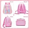 I IHAYNER Kids Glitter Initial Backpack Mini Backpack for Girls Lightweight Toddler Preschool Backpack Girls Personalized Trendy Stuff Gifts Pink E(L (Not Fit Folder))