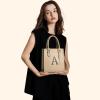 I IHAYNER Women Tote Bags Trendy Personalized Initial Shoulder Bag Top Handle Satchel Purse for Women Crossbody Hobo Handbags(Khaki-a)