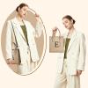 I IHAYNER Women Tote Bags Trendy Personalized Initial Shoulder Bag Top Handle Satchel Purse for Women Crossbody Hobo Handbags(Khaki-a)