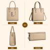 I IHAYNER Women Tote Bags Trendy Personalized Initial Shoulder Bag Top Handle Satchel Purse for Women Crossbody Hobo Handbags(Khaki-l)