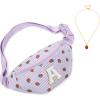 I IHAYNER Christmas Gifts for Girls Kids Birthday Gifts for 3 4 5 6 7 8 9 10 11 12 13 Year Old Girls Small Initial Fanny Pack Belt Bag Purse Cute Personalized Trend Stuff (Purple-L)(Purple-A)