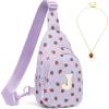 I IHAYNER Small Initial Sling Bag for Gilrs Christmas Gifts for Kids Girls – Birthday Gifts for 3 4 5 6 7 8 9 10 11 12 13 Year Old Girls Crossbody Bag Purse Cute Personalized Trend Stuff Strawberry-A(Strawberry-J)
