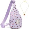 I IHAYNER Small Initial Sling Bag for Gilrs Christmas Gifts for Kids Girls – Birthday Gifts for 3 4 5 6 7 8 9 10 11 12 13 Year Old Girls Crossbody Bag Purse Cute Personalized Trend Stuff Strawberry-A(Strawberry-C)